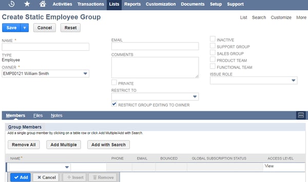 Learn how to Create Shared, Group Calendar in NetSuite